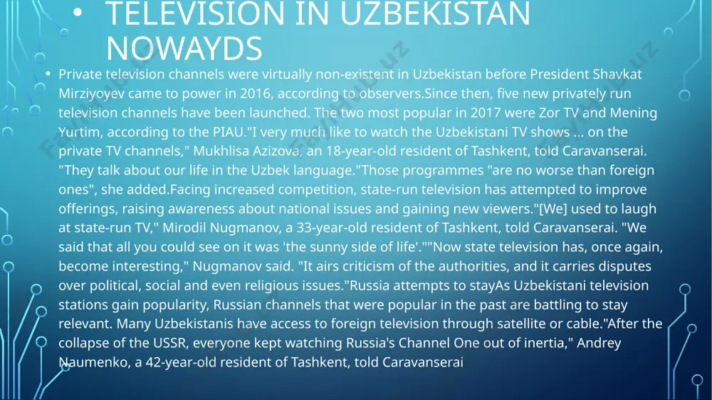 televisiya o'zbekistonda - Page 3