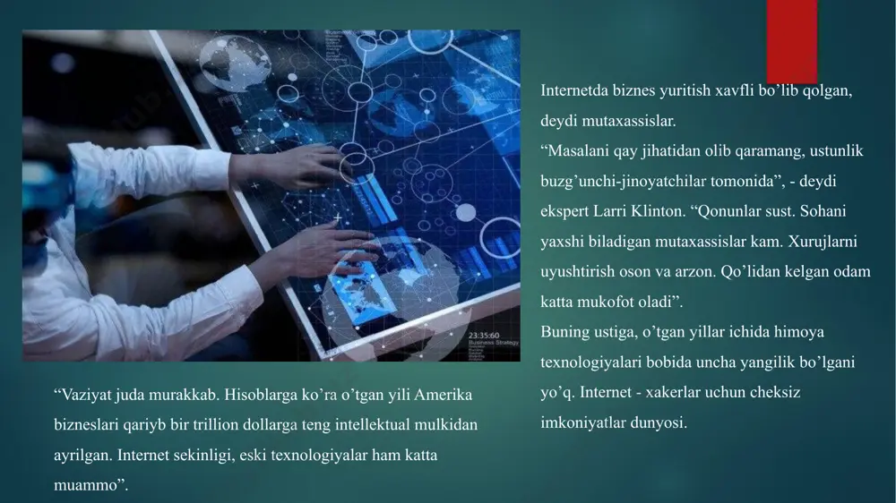 kiber jinoyatlar va kiber qonunlar - Page 5