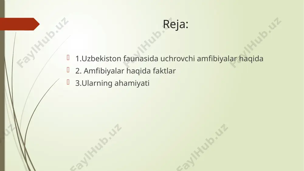 osqichlari pevzov qurbaqasi - bufotes pewzowi o’rta osiyoning quruq tekisliklarida, tyanshan tog’ etaklarida va tog’larida, jungar olatua va pomir tog’larida( qozog’iston, qig’iziston, o’zbekiston va tojikiston) g’arbiy xitoy va mug’iliston tog’ va cho’llarida tarqalgan. bu tur bufotes latastii va bufotes perrini o’rtasida duragaylanish natijasida kelib chiqqan degan farazlar bor. pevzov qurbaqasining tarqalgan hududlari mavsumiyligi xronologiyasi hayot bosqichlari o'zgaruvchan yashil qurbaqa - bufotes sitibundus o’zgaruvchan yashil qurbaqa zaharli bo’lib , boshning yon tomonlaridagi bezlardan zaharli shilimshiq ajratadi. balg’ami tarkibida potensial yirtqichlarnining ko’pchiligini to’xtatuvchi toksin bufotokson mavjud va buonidae oilasining akasiyat vakillarida uchraydi. ular zararkundalarning juda foydali ovchisidir. muhofaza qilish holati(mahalliy) – xavf ostida(en) o'zgaruvchan yashnil qurbaqaning yasash hududlari turon qurbaqasi - bufotes turanensis tashqi ko'rinish. u yaqin vaqtgacha unga tegishli bo'lgan yashil qurbaqaga juda o'xshaydi. maksimal tana uzunligi 88 mm. parotidlar dumaloq loviya shaklida. tarsusda burma bor. artikulyar tuberkulyarlar bitta (istisno sifatida, ikkiga bo'lingan). yuqoridagi teri o'tkir yoki yumaloq tuberkulyardir. fon ochiq …
