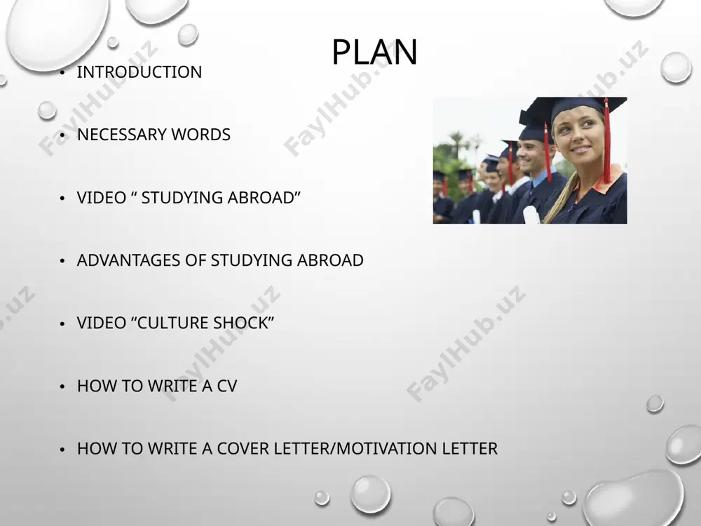 this foreign country becomes your home and feel that you are in the right place how to write a cv? -good-structured -touch upon core skills - focus on the most important skills, of hobbies, education, interests here you can fulfill your resume : https://www.resumegig.com/?utm_medium=sem&utm_source=bing&utm_campaign=united%20states%20-%20alpha%20-%20resume%20example%20-%20search&msclkid=8a0ad56296981fab097f8bf98c6facd3 personal details and contact information. contact information and personal data -skills. include computer skills, foreign language skills, and any other recent training that is relevant to the role applied for. training / graduate fieldwork / study abroad publications presentations, lectures, and exhibitions grants, scholarships, fellowships, and assistantships awards and honors technical, computer, and language skills certifications, and memberships an example of curriculum vitae education – here you can name your school, subjects that are relevant to your programme abroad certifications – the results of your unified state examination, different language certifications, significant results in the olympiads on subjects and so on career objective- to develop into …