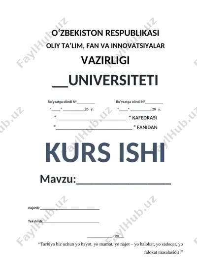 mahmudo’ja behbudiyning ijtimoiy pedagogik qarashlari — DOCX