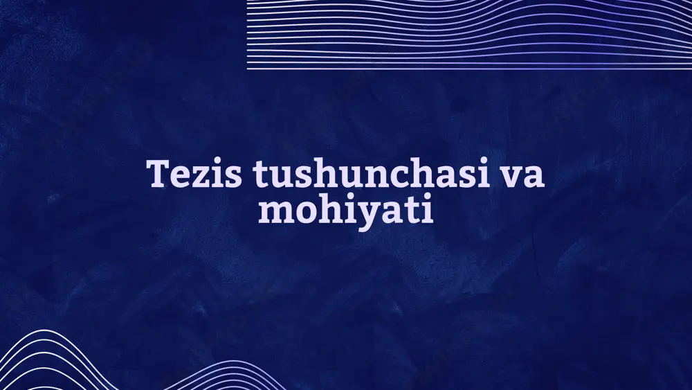 cha manbalar ma'lum bir iqtibos uslubiga (masalan, apa, mla, chikago) rioya qilingan holda keltirilgan. to'g'ri iqtibos akademik yaxlitlik uchun asos bo'lib, avvalgi tadqiqotning joriy tadqiqotga qo'shgan hissasini tan oladi. to'g'ri tezisni yozish qoidalari aniqlik va uyg'unlik doimiy formatlash grammatika va tinish belgilari akademik ohang iqtibos va havola tekshirish axloqiy me'yorlarga rioya qilish so'z chegarasi va ixchamligi konferentsiyada tezis hujjatlariga qo'yiladigan talablar konferensiya uchun annotatsiya formatlash bo'yicha ko'rsatmalar vaqt chegarasiga rioya qilish ko'rgazmali qurollar va multimedia vositalari jozibador taqdimot uslubi savol-javobga tayyorgarlik tarmoq imkoniyatlari turli auditoriyaga moslashish e’tiboringiz uchun rahmat image1.jpeg image2.png image3.png image4.svg image4.png image6.svg image5.png image6.png image9.svg image7.png image8.png image9.jpeg image10.png image11.png image15.svg image12.png image13.png /docprops/thumbnail.jpeg