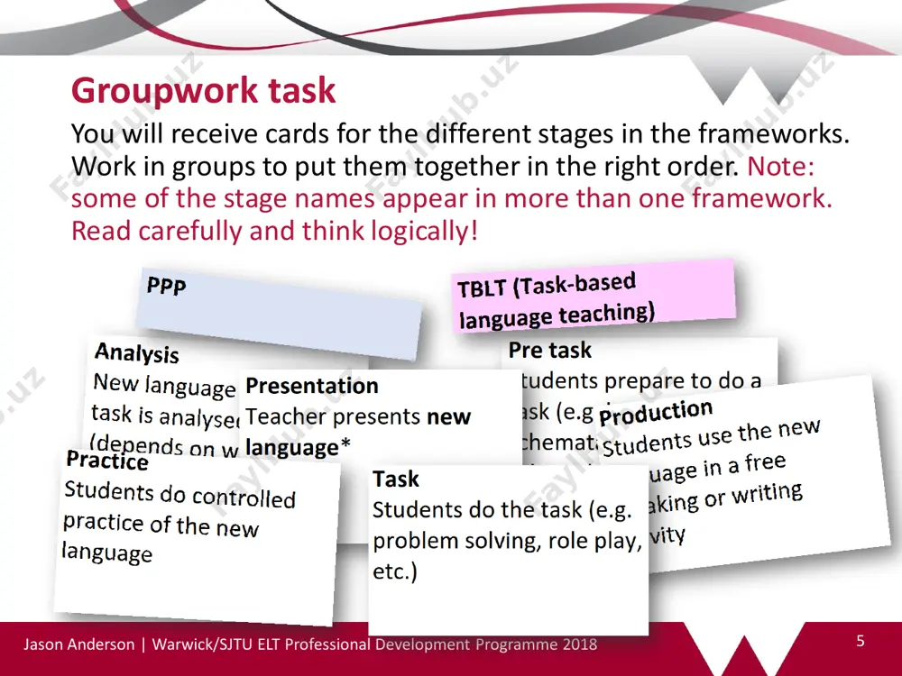 lesson planning frameworks - Page 5
