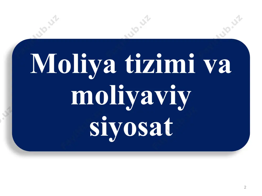 i sotishdan tushgan pul; jalb qilingan pul mablag'lari; qarz olingan mablag'lar; homiylar bergan pullar va h.k. notijorat tashkilotlarining moliyaviy manbalari 1 davlat byudjeti mablag'lari; 2 xayriya tarzida aholidan tushgan pul mablag'lari; 3 homiylar tomonidan ajratilgan mablag'lar; 4 pullik xizmatlar. davlat byudjeti bu davlat xarajatlari va ularni moliyaviy qoplash manbalarining yillik rejasi bo'lib u ikkita tarkibiy qismdan iborat. daromadlar harajatlar bu byudjetga tushadigan barcha pul mablag'lari bo'lib, ular asosan soliqlardan iborat. bu davlatning o'z vazifalarini bajarish uchun ketadigan pul mablag'lari. davlat byudjetining xolati bu harajatlarining daromadlardan oshib ketishidir. bu daromadlarining harajatlardan oshib ketishidir. byudjet defitsiti byudjet profitsiti daromad boj soliq xarajat armiya qurilish pensiya xarajat qurilish pensiya daromad boshqa to'lovlar boj soliq byudjet defitsitini bartaraf qilish yo'llari ichki qarz; tashqi qarz; davlat krediti. bu davlatning markaziy bankdan oladigan qarzidir. bu davlatning “tashqi dunyo” dan oladigan qarzi. bu davlatning korxona, tashkilot va aholi o'rtasida joylashtiradigan zayomlaridir. ayrim rivojlangan davlatlarda byudjet taqchilligi darajasi, …