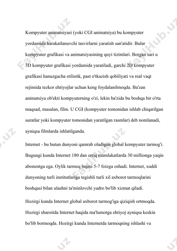 gan bola uchun tuzuvchi - "studio multi-multi" multfilmlarini yaratish uchun bepul tarqatilgan dastur misolida ushbu muammoning echimini ko'rib chiqamiz. ertak qahramonlari, sahnalar va manzaralar, ajoyib musiqa, kulgili tovushlar va yorqin ranglar... ushbu dasturdagi multfilm, syujet paydo bo'lgandan so'ng, 8 bosqichda yaratilgan: 1. sahna kutubxonada mavjud bo'lgan bir nechta filmlardan tanlanadi. 2. bezaklar sahnaga qo'yiladi, ular ham kutubxonadan tanlanadi. 3. aktyorlikdagi ertak qahramonlari aniqlanadi. 4. keyin ularning harakatlari o'rnatiladi (ular har bir qahramon uchun har xil). 5. sahnalar bo'limlari kadrlar bo'yicha ijro etiladi va yoziladi. 6. bir qator epizodlarni tuzgandan so'ng musiqa va tovushlar o'rnatiladi (shuningdek, kutubxonadan). 7. belgilar dublyaj qilingan, buni mikrofon orqali amalga oshirish mumkin. 8. agar xohlasangiz, unvonlarni tayyorlashingiz mumkin. multfilm tayyor! ko'rib turganingizdek, hamma narsa oddiy, vizual, qiziqarli va samarali. multiplikatorning barcha harakatlari dizaynerning ishchi panelidagi yaxshi joylashtirilgan vositalar yordamida amalga oshiriladi. dastur bilan ishlashni o'zlashtirish uchun demo mavjud va batafsil tavsif harakat. bepul animatsiya loyihalari jascanimationshop …