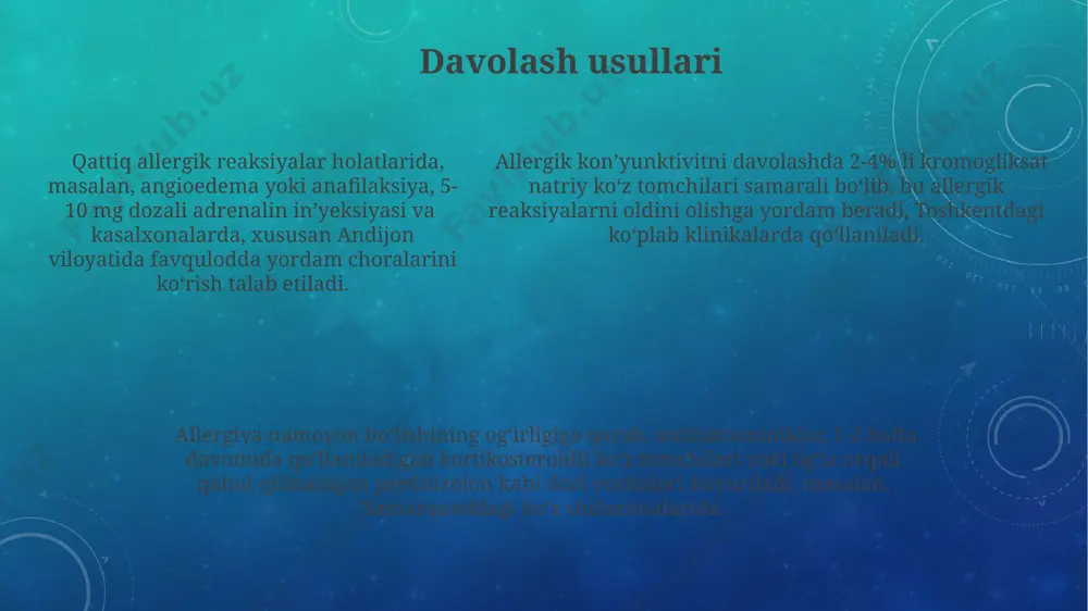 koʻruv aʼzosining allergik kasalliklari va uning profilaktikasi - Page 5