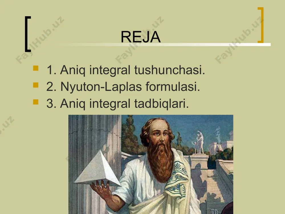 aniq integral tushunchasiga olib keladigan masalalar - Page 2