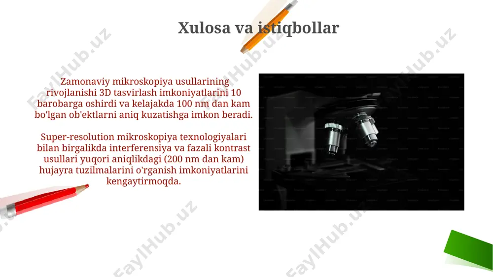 mikroskopiya usullari.interferentsiya va faza kantrasti - Page 4