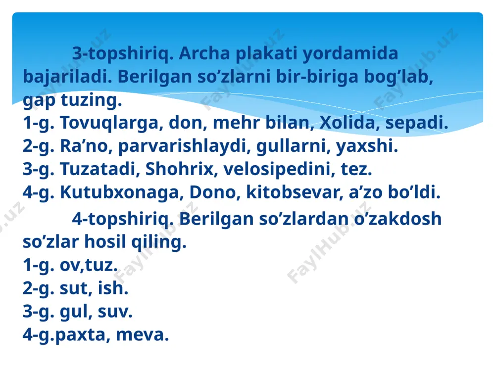 so’z tarkibi. ot- so’z turkumi dars ishlanma - Page 5