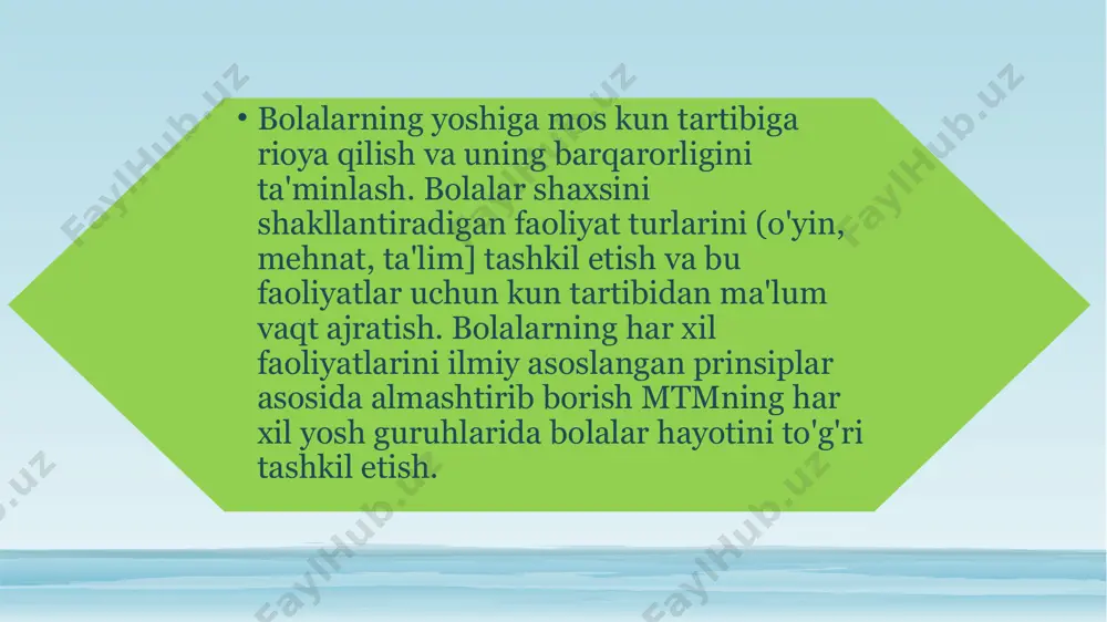 avra suhbatlarini tashkil etish muhim ahamiyatga ega deb oʼylaymiz. rejada suhbatlarning mavzulari aniq koʼrsatilishi va maьnaviyatga yoʼnaltirilgan boʼlishi maqsadga muvofiq 15 e’tiboringiz uchun raxmat 16 image1.png image2.png image4.png image3.png image5.png image6.png image7.png image8.png image9.png image11.png image12.png image13.png
