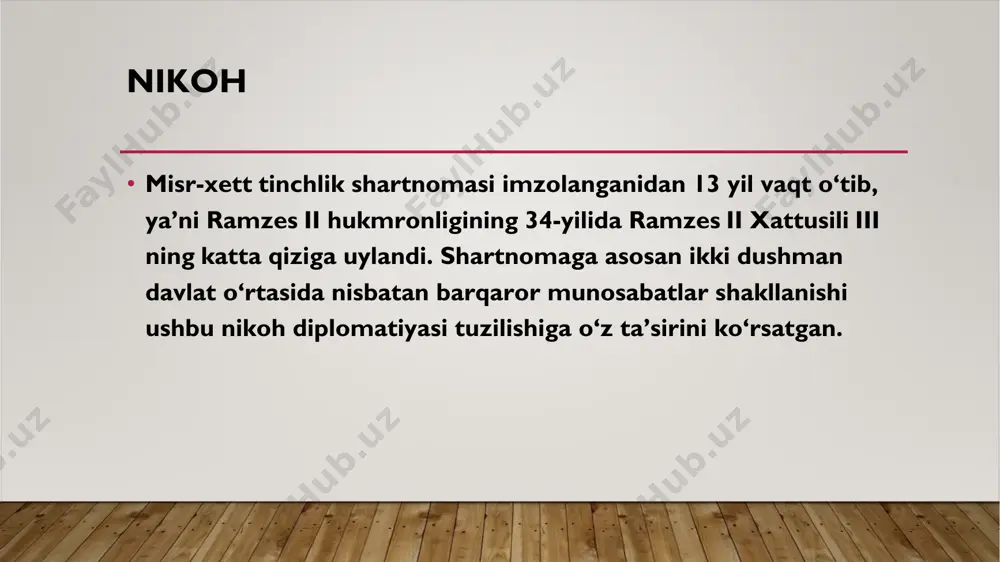 misr-xett munosabatlari ramzesii va xattusilisiii misolida - Page 5