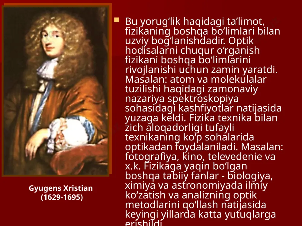 optika fanining rivojlanish tarixi - Page 5