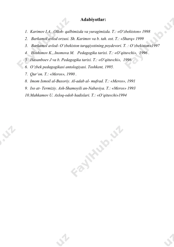 hadislarning ta‘lim-tarbiyaviy ahamiyati - Page 5