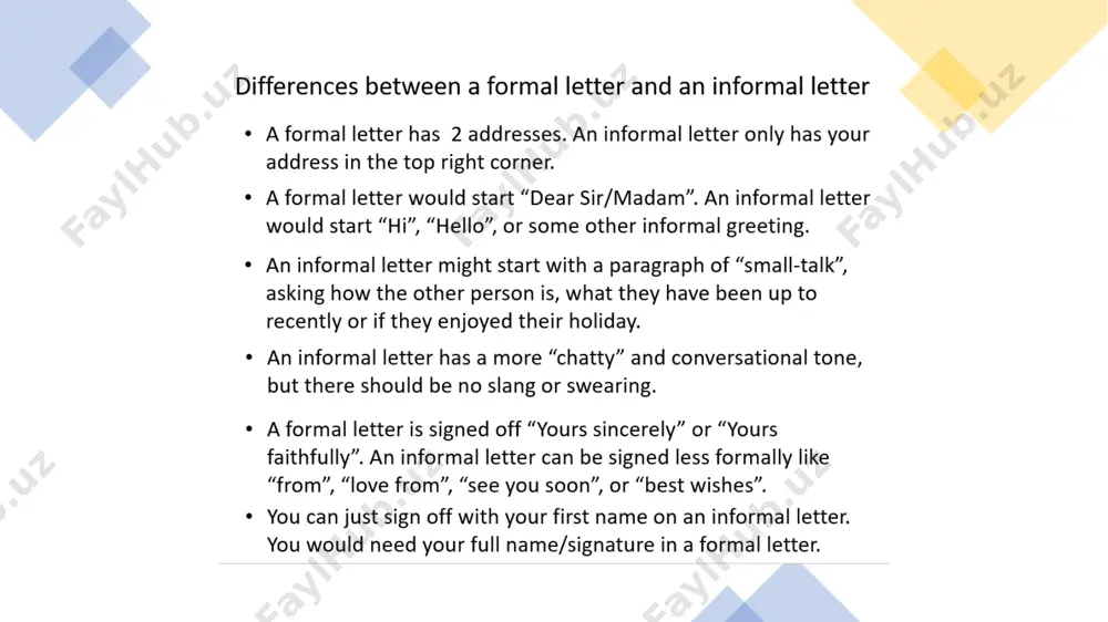 informal letters - Page 4