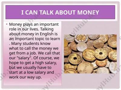 i can talk about money — PPTX