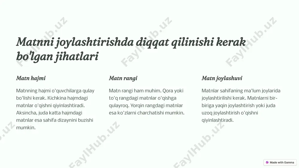 veb-sahifada matn joylashtirish va ularni boshqarish - Page 3