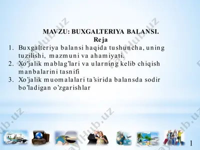 buxgalteriya balansi — PPTX