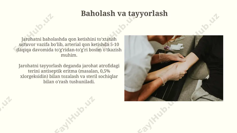 jarohatga birlamchi ishlov berish texnikasi - Page 5