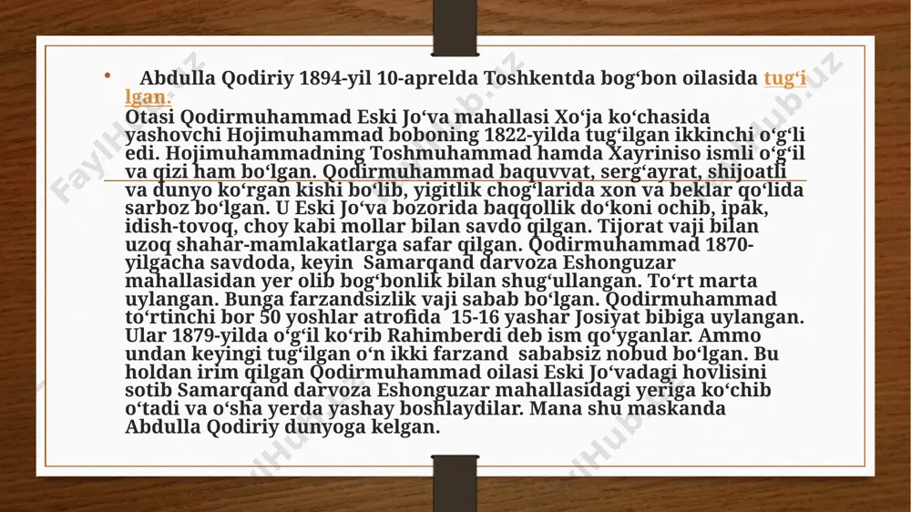 , “ishtirokiyun”, “qizil bayroq”, “turkiston” gazetalari, “oyna”, “inqilob”, “mushtum” jurnallarida nashr etilgan. tarjimonlik sohasi 1925-yilda tatar fizik olimi abdulla shunosiyning “fizika”, 1935-yilda n. v. gogolning “uylanish”, 1936-yilda a. p. chexovning “olchazor” asarlarini oʻzbekchaga tarjima qildi. oilasi abdulla qodiriy 1914-yil rahbarnisa rasulmuhammadboy qiziga uylanadi. ulardan nazifa (1916), habibulla (1918), adiba (1924), masʼud (1926) hamda anisa (1928) ismli farzandlar dunyoga keladi. abdulla qodiriyning ayoli rahbarnisa 1943-yil 6-martda vafot etgan. abdulla qodiriy ikkinchi bor 1937-yilning 31-dekabrida “xalq dushmani” sifatida qamoqqa olinib, 1938-yil 4-oktabrda toshkent shahrida otib tashlangan. uning asarlari ham qatagʻonidan keyin qattiq taʼqibga olindi. “obid ketmon” qissasi bolshevik mafkurachilariga maʼqul kelmaydi, keskin tanqidga uchraydi; “gʻoyaviy buzuqliklar va xatolar”ga toʻla, “siyosiy tuturiqsiz” asar sifatida baholandi. yozuvchining tarixiy romanlari esa asosiy maʼnosi — millat taqdiri, birligi, el-yurt qaygʻusi, mustaqilligi, shaxs erki, ijtimoiy adolat uchun kurash gʻoyalari bilan yoʻgʻrilganligi tufayli ham hukmron mafkuraga zid asarlar boʻlib chiqdi. millat ruhini yorqin aks ettirgan, kitobxonlarning sevimli asarlariga …