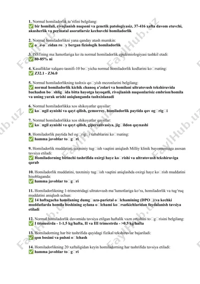normal homiladorlik haqida — DOC