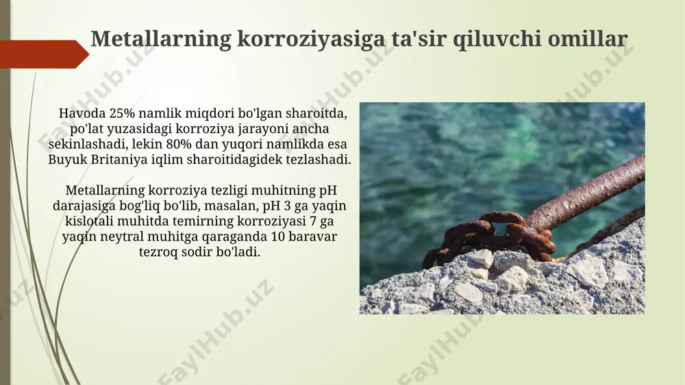 metallar korroziyasi va unga himoya qilish - Page 4