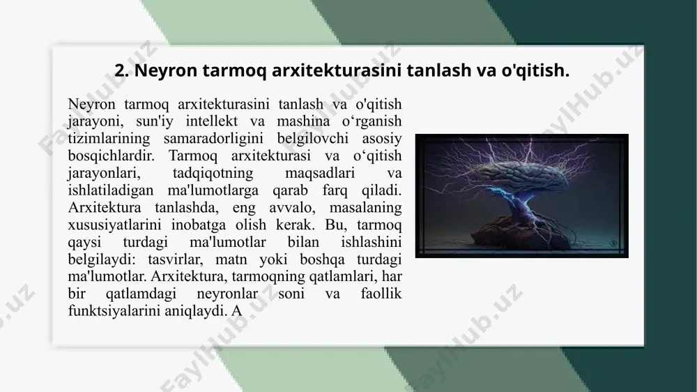 sun’iy neyron tarmoqlar yordamida sinflashtirish masalalari - Page 5