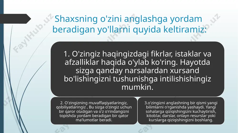 o‘z-o‘zingni anglagin va bilgin treninglari - Page 5