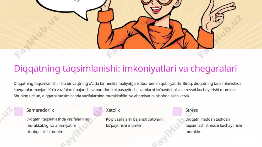 diqqatning ko‘chuvchanligi va taqsimlanishini o‘rganish - Page 5