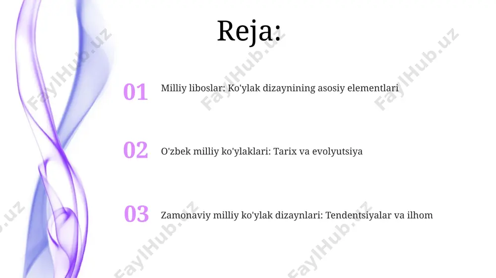 dizaynidagi zamonaviy tendensiyalar ko'ylaklarning assimetrik bichimlari 2024-yilda ommalashib, old va orqa uzunliklaridagi nomutanosiblik yoki yelkalarining bir tomonlama ochilishi zamonaviy ko'rinish yaratadi. minimalistik dizaynlar hozirda urfda bo'lib, ko'ylaklarda ortiqcha detallardan qochib, faqatgina sifatli matolar va nozik aksessuarlar 30 foizga ko'proq e'tibor qaratilmoqda. turli hududlarning ko'ylak dizaynidagi farqlari shimoliy hududlarda ko'ylaklar qalinroq matolardan tikiladi, qishning qattiq sovuqlaridan himoya qilish uchun, odatda qo'y yoki echki junidan foydalaniladi va geometrik naqshlar keng qo'llaniladi. farg'ona vodiysi ko'ylaklari ipak matolardan tayyorlanadi, atlas va adras kabi, yorqin ranglar va gulli naqshlar bilan bezatiladi, bu hududning boy an'analarini aks ettiradi. ko'ylak dizaynining madaniy va ijtimoiy ahamiyati an'anaviy ko'ylak naqshlari, masalan, 14-16-asrlarga oid atlas va adras, oilaviy maqomni bildiradi hamda to'ylar va bayramlarda jamiyat birdamligini mustahkamlaydi. ko'ylak dizayni 20-asrda milliy o'zlikni ifodalash vositasi bo'lib, ayollar huquqlari va tengligini targ'ib qilishda muhim rol o'ynadi, shu bilan ijtimoiy o'zgarishlarga ta'sir ko'rsatdi. kelajak uchun istiqbollar va innovatsiyalar “kelajak uchun istiqbollar va innovatsiyalar” …