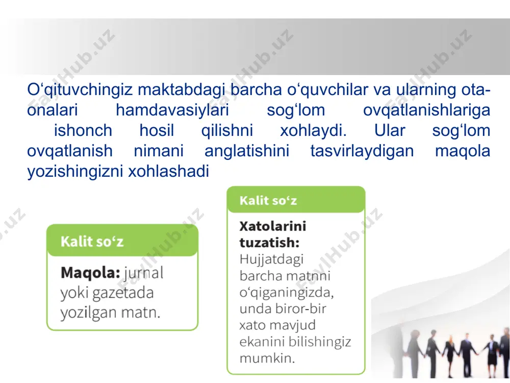 sogʻlom ovqatlanish maqolasi - Page 3