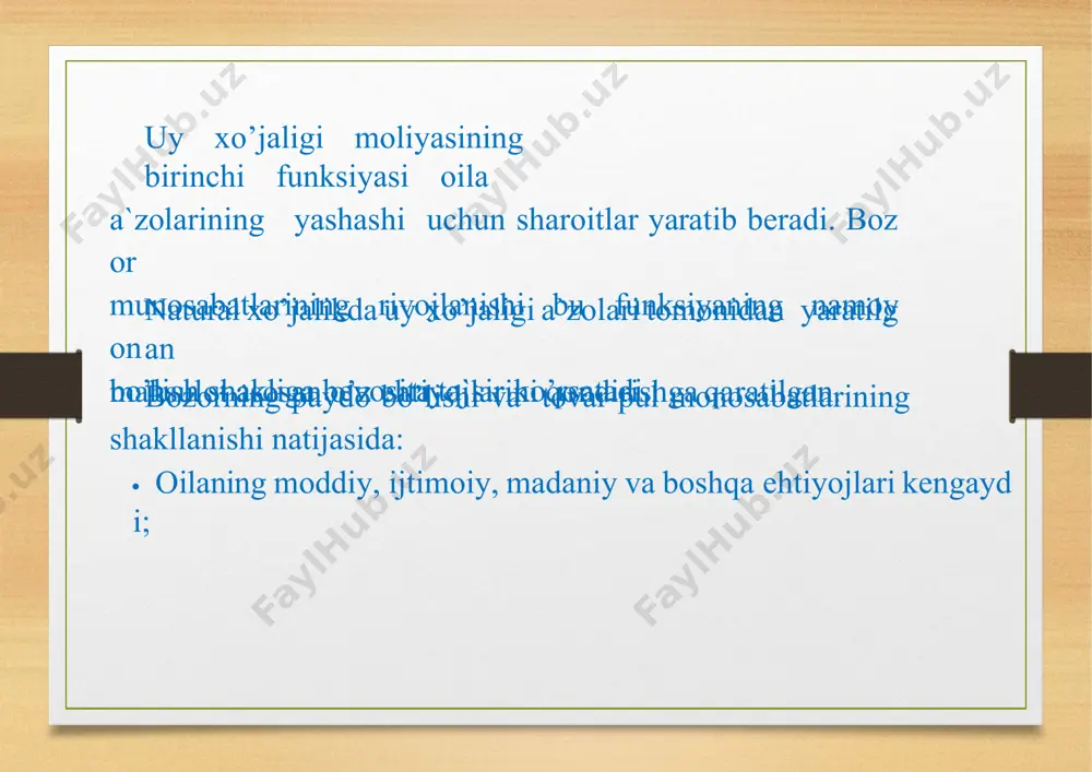 uyxo'jaligining moliyasi va uning o'zaro bog'liqlik. - Page 5