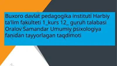 tarbiya metodlari va turlari — PPTX