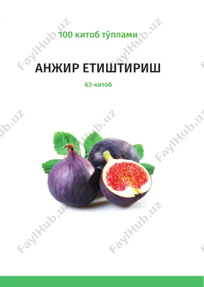 анжир етиштириш — PDF