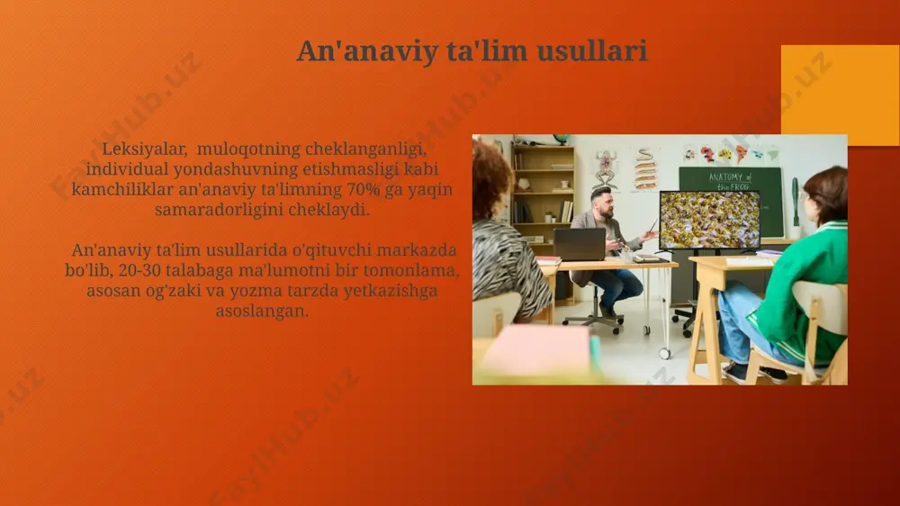 òqitishning an'anaviy va interaktiv usullari - Page 4