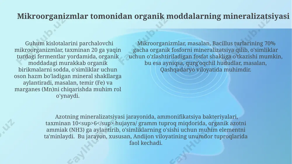oʻsimlikning oziqlanishiga mikroorganizmlarning roli - Page 5