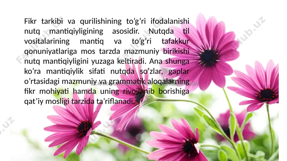 fotosuratlarini ham sochib qo’ygan edim. 5. mana, u oyoq uchida sekin yonimga yo’rg’alab keldi-da, meni odatdagiday so’roqlarga ko’mib yubordi. (m. nasibullin) 6. u jamiyat taraqqiyotini rivojlantirish uchun insonlarning ma’naviyatini yuksaltiruvchi asarlar yaratdi. (a. olimov) e’tiboringiz uchun tashakkur!!!!! image1.jpeg image2.jpeg image3.jpeg image4.jpeg image5.jpeg