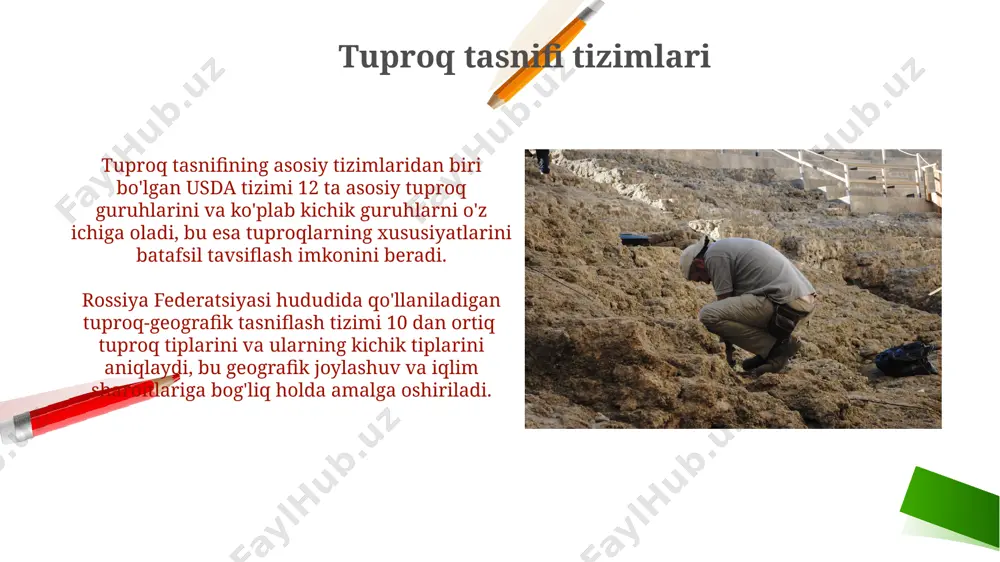 tuproq klassifikatsiyasi va taksonomik birliklar - Page 5