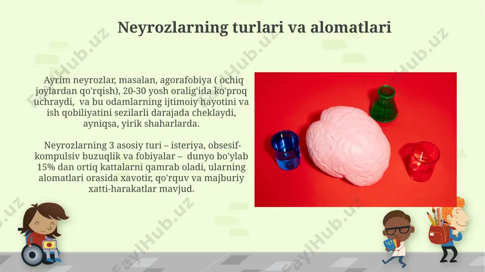 ni va his-tuyg'ularini aniqlashga yordam beradi. bemorning ongsiz fikrlarini aniqlash uchun taxminan 50-100 ta assotsiatsiyalarni tahlil qilish kerak bo'ladi, bu esa diagnostika jarayonini murakkablashtiradi. e'tiboringiz uchun rahmat @taqdimot_robot image6.jpg image7.jpg image8.jpg image9.jpg image10.jpg image11.jpg image12.jpg image13.jpg image14.jpg image1.png