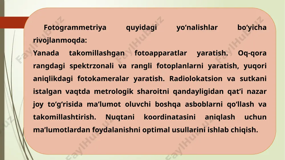 fotogrammetriya va masodan zonlash fanining tushuncha - Page 4