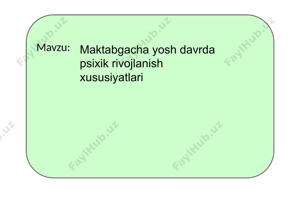 i masalasi asrlar davomida juda ko‘p olimlarning diqqatini o‘ziga jalb qilib kelmoqda. bog‘cha yoshidagi bolalar o‘zlarining o‘yin faoliyatlarida ildam qadamlar bilan olg‘a qarab borayotgan sermazmun hayotimizning hamma tomonlarini aks ettirishga intiladilar. bolalarning o‘yin faoliyatlarida turli hayoliy va afsonaviy obrazlarni yaratishlari odamning (shu jumladan, bolalarning ham) tashqi muhitdagi narsa va hodisalarni aks ettirish passiv jarayoni emas, balki faol, ijodiy yaratuvchanlik jarayoni ekanligidan dalolat beradi. bog‘cha yoshidagi bolalarda sezgi, idrok, diqqat, xotira, tasavvur, tafakkur, nutq, xayol, hissiyot va irodaning rivojlanishi jadal kechadi. bola ranglarni hali bir-biridan yaxshi farq qila olmaydi. unga ranglarning farqini bilishga yordam beradigan o‘yinchoqlar, rangli kiyimlar, rangli xalqalar, qutichalar va shu singari o‘yinchoqlar berish maqsadga muvofikdir. bog‘cha yoshidagi bolalar turli narsalarni idrok qilishda ularning ko‘zga yaqqol tashlanib turuvchi belgilariga (rangi va shakliga) asoslansalar ham, lekin chuqur tahlil qila olmaydilar. bog‘cha yoshidagi bolalar kattalarning yordami bilan suratlarni analitik ravishda idrok qilish qobiliyatiga ega bo‘ladilar. bolalar suratlarni idrok qilayotganlarida kattalar turli …
