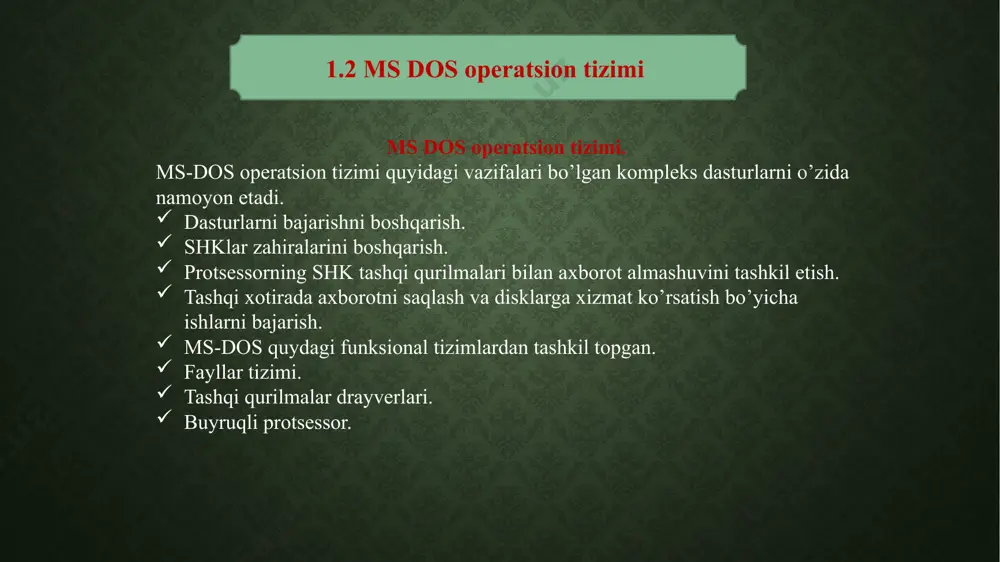 иси svga); принтер; -«сичконча» «сичконча»нинг ишлатиш windowsni o`rnatishda birinchi navbatda shuni aniqlash lozimki, windowsni o`rnatish va uni ishlatish uchun kompyuter resurslari yetarlimi. buni aniqlashda 2 ta xujjat yordam beradi: minimal aparat konfiguratsiyasi va mo`tanosib qurilmalar ro`yxati (hardware compatibility list, hcl). 2.2 windows operatsion sistemasini fleshkadan o`rnatish bosqichlari. windows ot ining 8.1 versiyasini o'rnatishni ko'rib chiqamiz. bu usul windows ning 7, 8, 8.1 va 10 versiyalari uchun bir xil hisoblanadi. demak, boshladik. buning uchun bizga windows operatsion tizimi o'rnatuvchi paketi fleshka disk yoki fleshka kerak bo'ladi. agar bular mavjud bo'lmasa o'zimiz o'rnatuvchi paketni fleshka yozamiz va bu orqali o'z kompyuterimizga windows ot ini o'rnatamiz. bunda bizga windows o'rnatuvchi paketi (.iso kengaytmasida bo'ladi) va rufus dasturi kerak bo'ladi. windows ot ining o'rnatuvchi paketini biz microsoft ning microsoft.com saytidan yoki o'zimiz bilgan boshqa dasturlar saytidan ko'chirib olishimiz mumkin. eslatma!!! windows ot ining o'rnatiluvchi paketi hech qachon shunchaki fleshkaga nusxalash bilan yozilmaydi agarda siz …