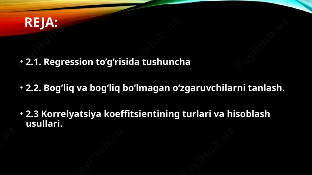 regression tahlilning nazariy asoslari - Page 2