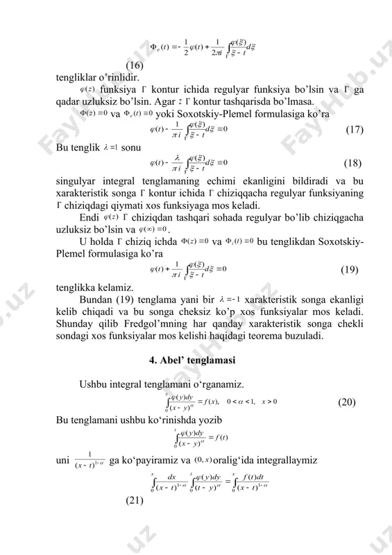nofredgol’m integral tenglamalarga misollar - Page 5