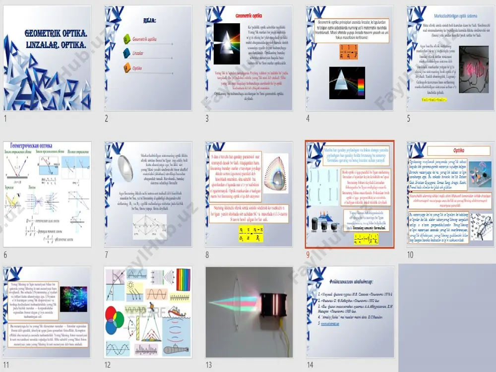 geometrik optika. linzalar. optika - Page 3