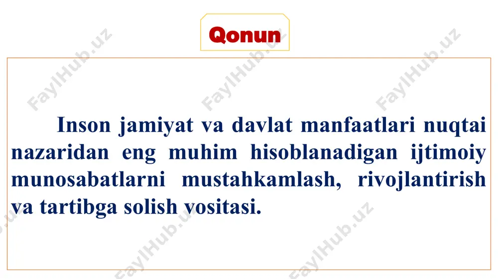 lari, o‘zbekiston respublikasi prezidentining farmonlari, qarorlari va farmoyishlari, o‘zbekiston respublikasi vazirlar mahkamasining qarorlari va farmoyishlari asosida hamda ularni ijro etish uchun vazirliklar, davlat qo‘mitalari, idoralar, korxonalar, tashkilotlar tomonidan qabul qilinadigan normativ hujjat. buyruq e’tiboringiz uchun rahmat! /docprops/thumbnail.jpeg