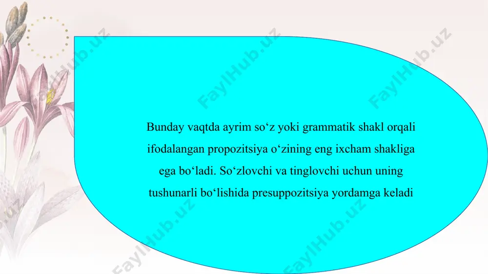 gapning semantik murakkablashuvida presuppozitsiyaning o‘rni - Page 4