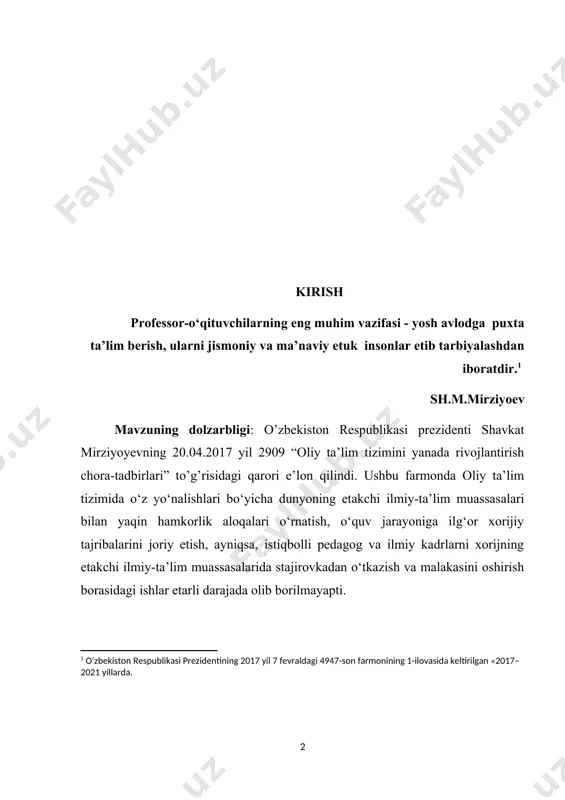 h, uni xalqaro andozalarga to‘liq mosligini ta’minlash yoshlarimizni bugungi tez o‘zgaruvchan ijtimoiy hayotga muvaffaqiyatli ijtimoiylashtirishning muhim omilidir. «kadrlar tayyorlash milliy dasturi»ni amalga oshirish uzluksiz ta’lim tizimining tuzilmasi hamda mazmunini zamonaviy fan yutuqlari va ijtimoiy tajriba asosida takomillashtirishni ko‘zda tutadi. buning uchun, avvalo, barcha ta’lim muassasalaridagi dars jarayonlarini ilg‘or, ilmiy-uslubiy jihatdan asoslangan zamonaviy uslubiyot bilan ta’minlash lozim. yosh avlodga ta’lim-tarbiya berishning maqsadi, vazifalari, mazmunini yangilash tizimi oldida turgan dolzarb muammolardan biri hisoblanadi. barchamiz bugun chuqur anglab oldik-faqatgina zamonaviy asosda ta’limtarbiya olgan, jahonning manaman degan mamlkatlaridagi tengdoshlari bilan bellasha oladigan, jismoniy va ma’naviy jihatdan barkamol yoshlar biz boshlagan ishlarni munosib davom ettirish va yangi bosqichga ko‘tarishga qodir bo‘ladi. hozirgi vaqtda qishloq xo‘jaligi va sanoatning barcha tarmoqlarida xomashyo, yarim tayyor mahsulot sifatida yog’ochning roli kundan-kunga oshib bormokda. yog’ochdan asosan tabiiy yoki qayta ishlangan holda foydalaniladi. shu bilan ayrim turli-tuman buyumlarning asosi yog’och hisoblanadi. xalq xo‘jaligida ishlatilish hajmi va turli-tumanligi bilan yog’och boshqa materiallarga …