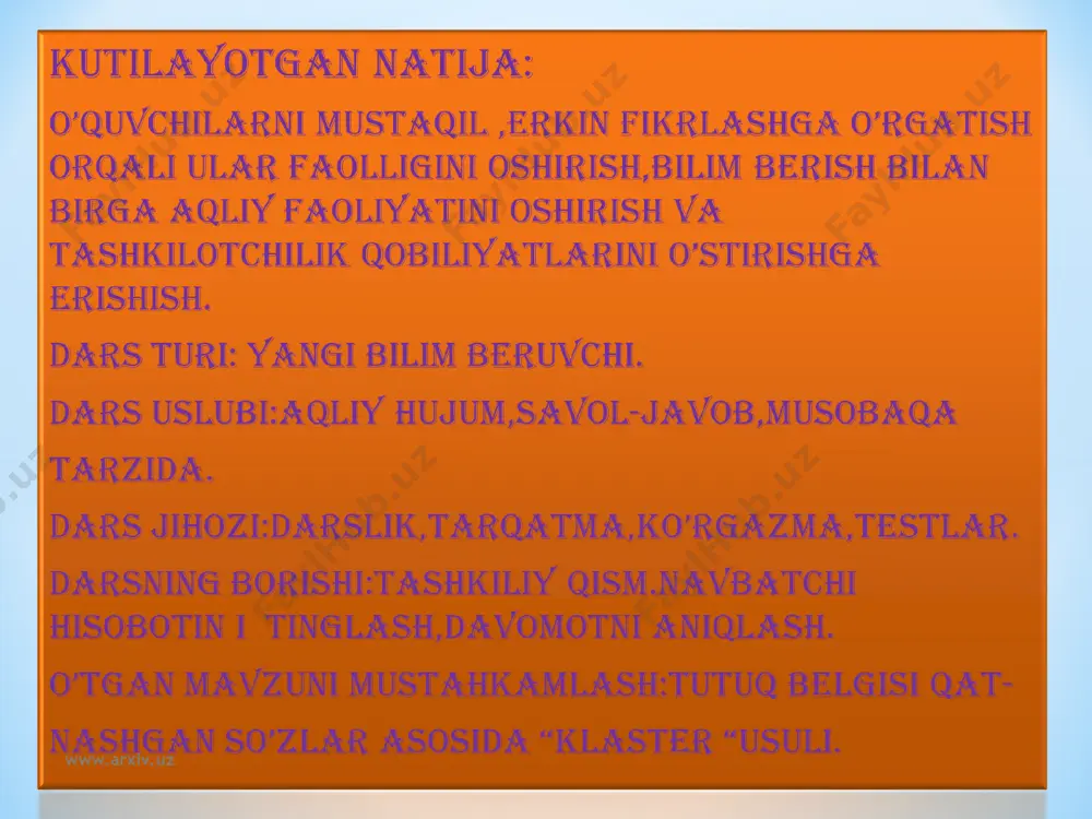 ona tilim dars ishlanma - Page 4