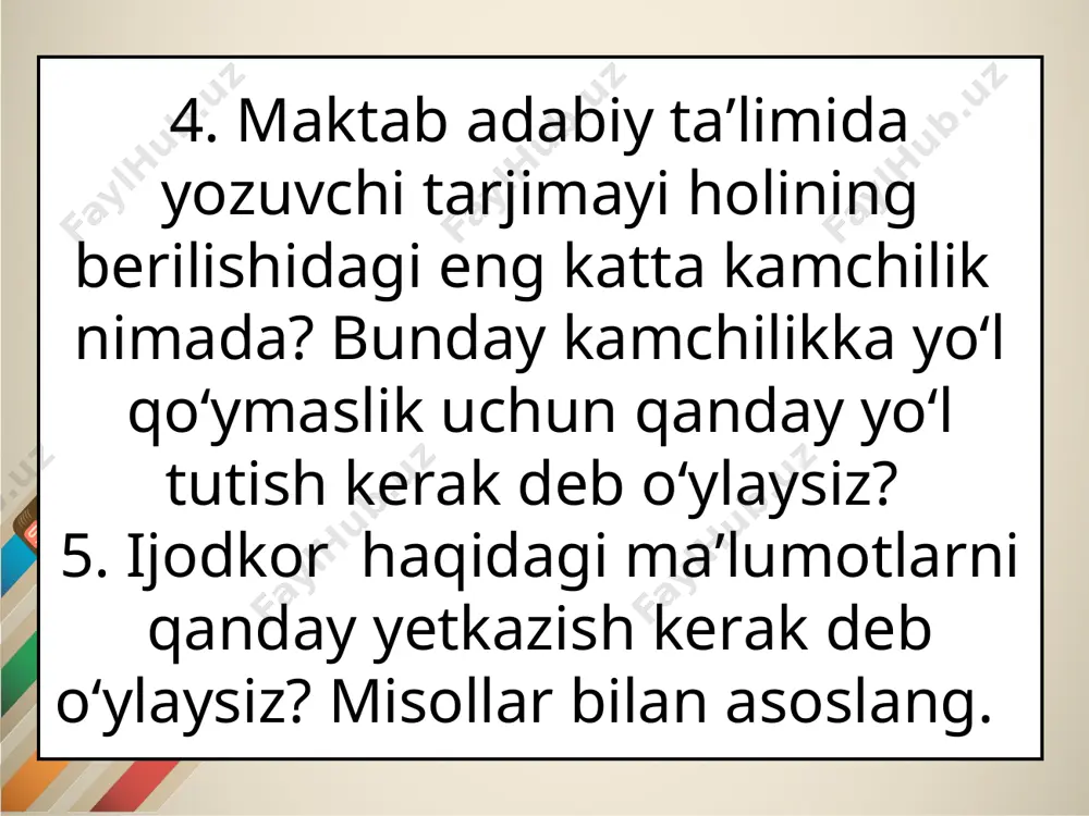 yozuvchi tarjimayi holining berilishiga xos xususiyatlar - Page 4