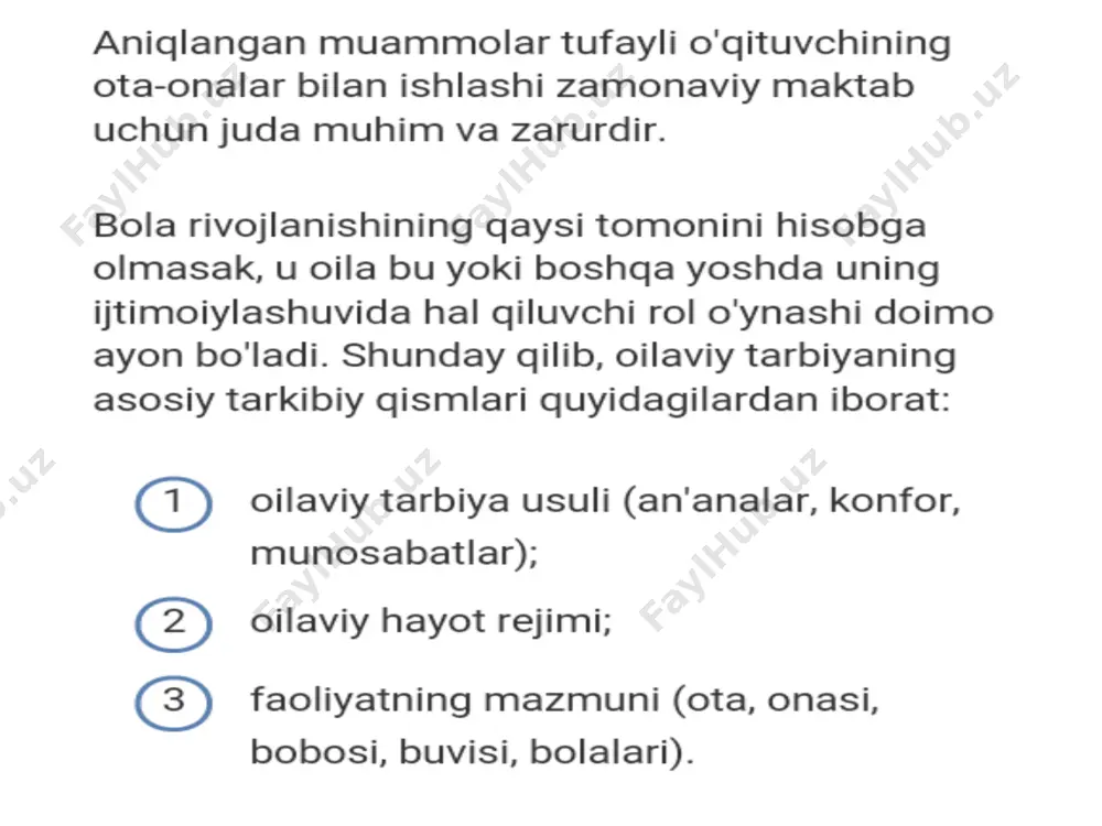 satimova layloning tarbiya fanidan mustaqil ta'lim ishi - Page 5